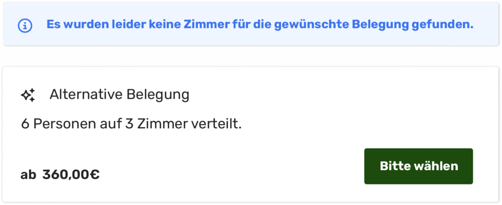 Alternative Belegung