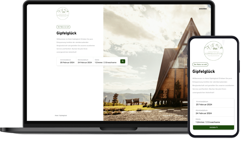 Landingpage Gipfelglueck Laptop