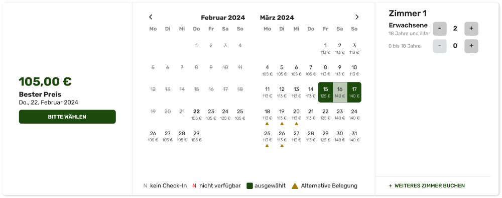 Verfuegbarkeitskalender Erweiter